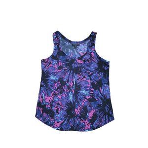 Banana Republic Women's Medium Sleeveless Blouse Top Purple Pink Casual